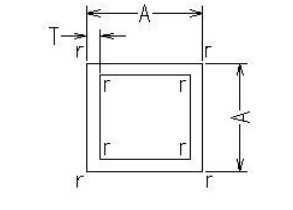 Aluminium Alloy Square Tube 6061 & 6082 T6