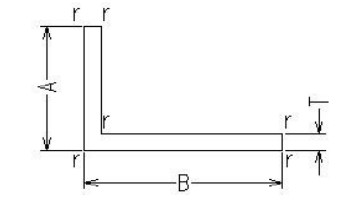 Aluminium Alloy Unequal Angle Bar 6061 & 6082 T6